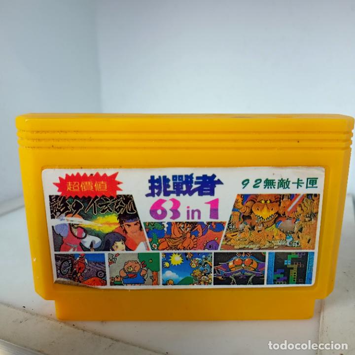 Videojuegos y consolas: 63 EN 1 JUEGO COMPATIBLE DE FAMICOM NES CLONICA - Foto 2
