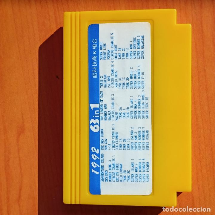 Videojuegos y consolas: 63 EN 1 JUEGO COMPATIBLE DE FAMICOM NES CLONICA - Foto 3
