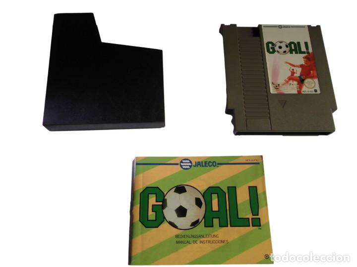 Videojuegos y consolas: GOAL - JUEGO NES - COMPLETO - Foto 3