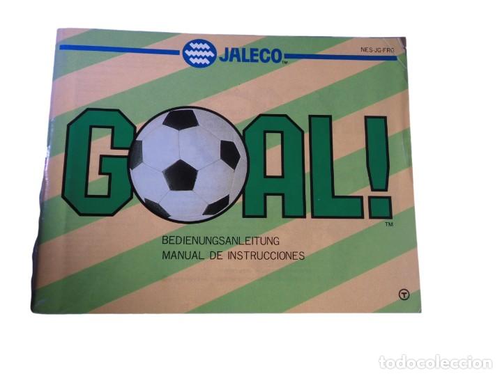 Videojuegos y consolas: GOAL - JUEGO NES - COMPLETO - Foto 5