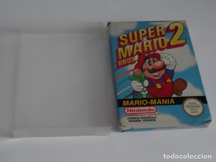 NINTENDO NES - SUPER MARIO BROS 2 VER. ESPAÑOLA + FUNDA PROTECTORA PARA CAJA EXTERIOR (Juguetes - Videojuegos y Consolas - Nintendo - Nes)