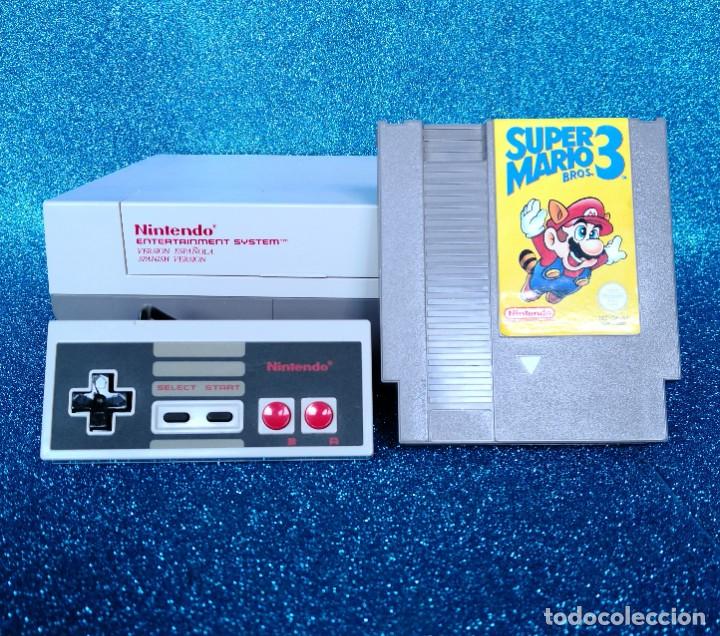 Videojuegos y consolas: Consola Nintendo NES + Super Mario 3 - Foto 3