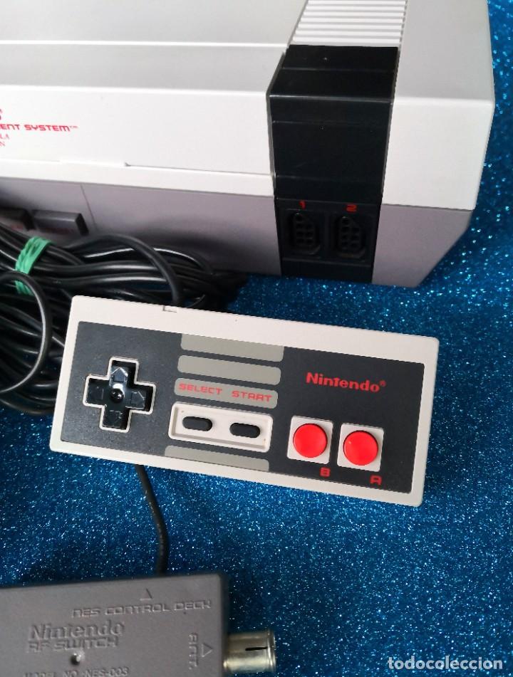 Videojuegos y consolas: Consola Nintendo NES + Super Mario 3 - Foto 4