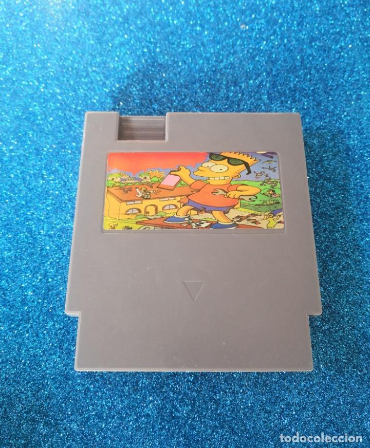 Videojuegos y consolas: THE SIMPSON BART VS SPACE MUTANTS Nintendo NES - Foto 1