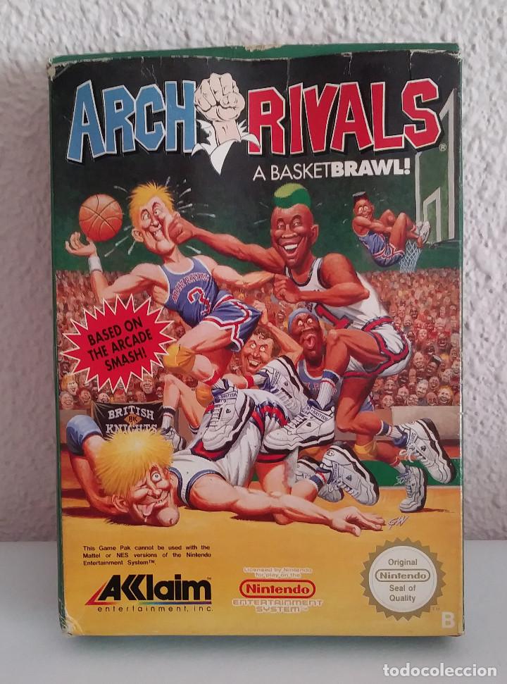 Videojuegos y consolas: ARCH RIVALS NINTENDO NES SIN MANUAL - Foto 1