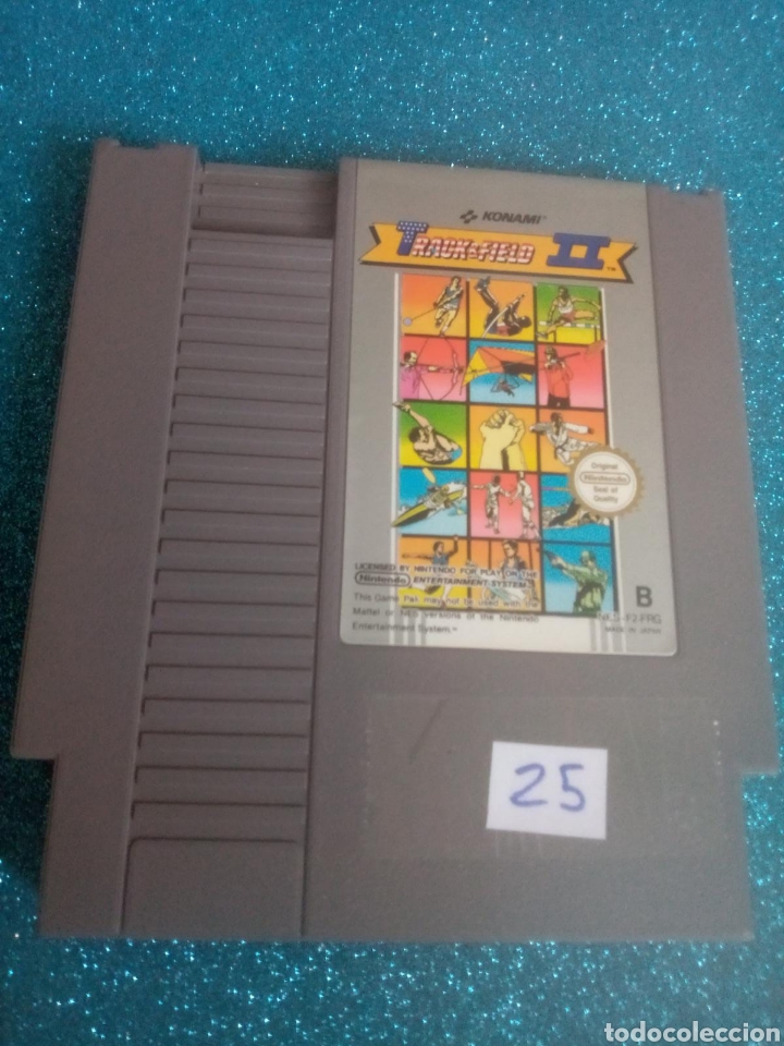 Videojuegos y consolas: Juego Nintendo Nes 8 bits Track & Field 2 - Foto 1