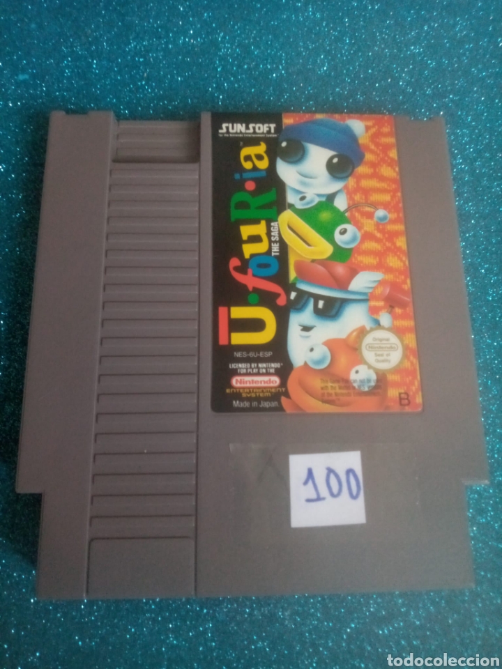 Videojuegos y consolas: Juego Nintendo Nes 8 bits ufouria - Foto 1