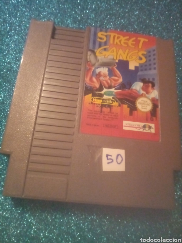 Videojuegos y consolas: Juego Nintendo Nes 8 bits Street Gangs - Foto 1