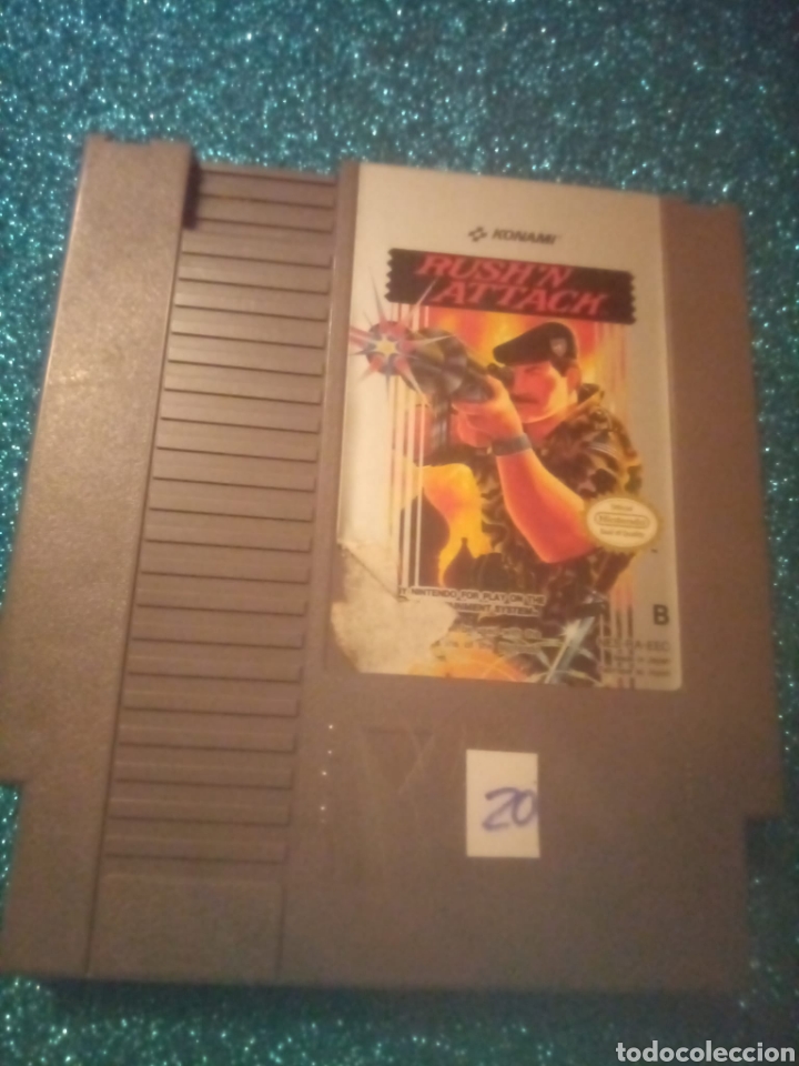 Videojuegos y consolas: Juego Nintendo Nes 8 bits Rushn Attack - Foto 1
