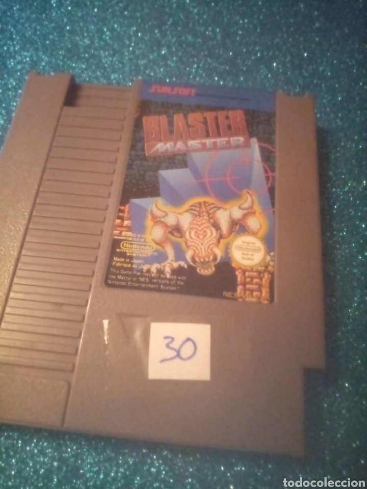 Videojuegos y consolas: Juego Nintendo Nes 8 bits Blaster Master - Foto 1