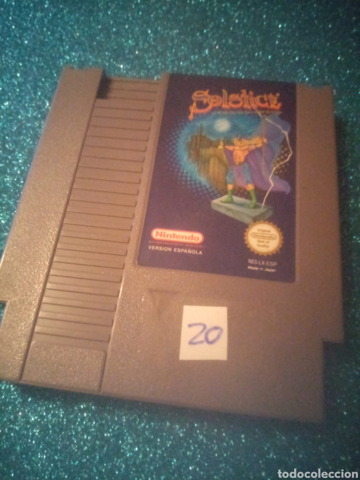 Videojuegos y consolas: Juego Nintendo Nes 8 bits Solstice - Foto 1