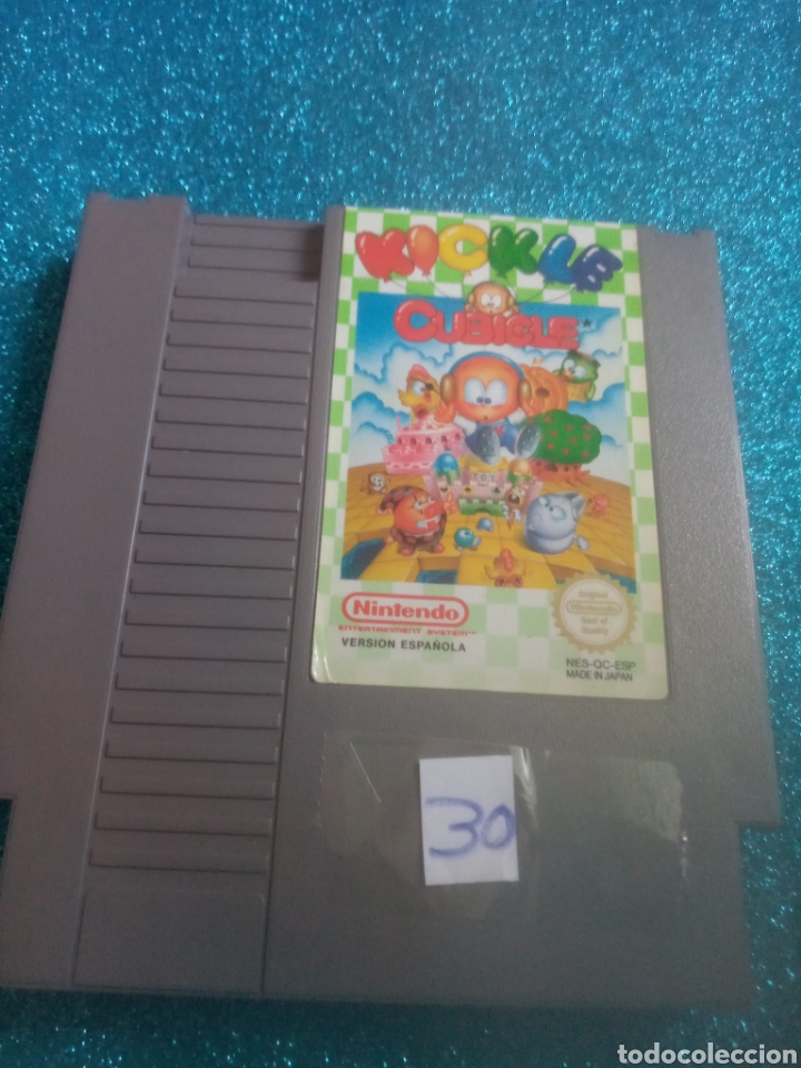 Videojuegos y consolas: Juego Nintendo Nes 8 bits Kickle Cubicle - Foto 1