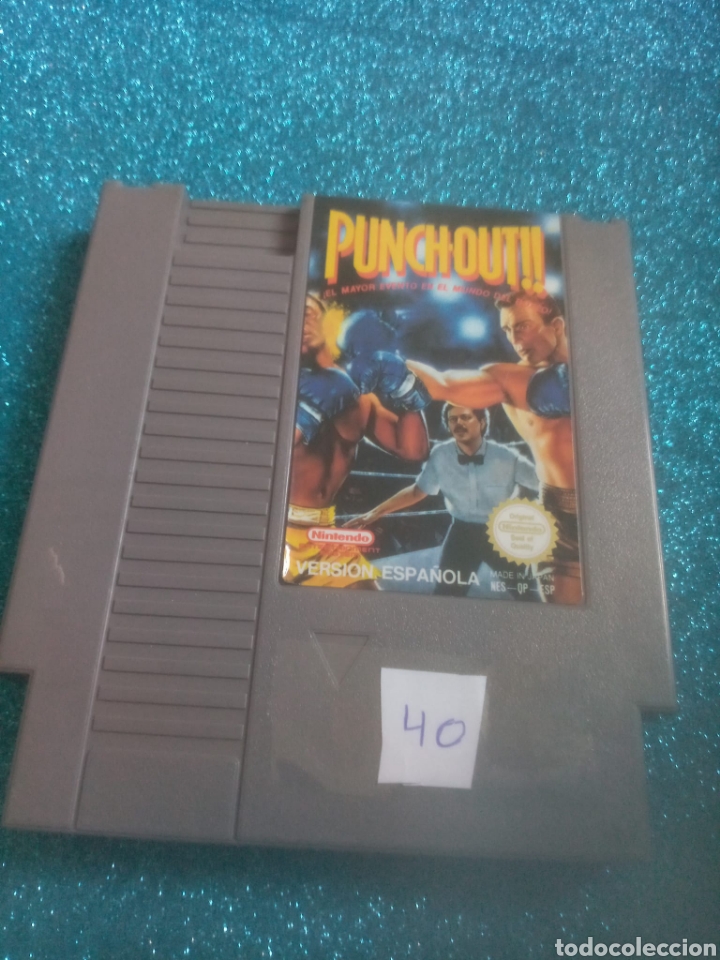 Videojuegos y consolas: Juego Nintendo Nes 8 bits Punch Out - Foto 1
