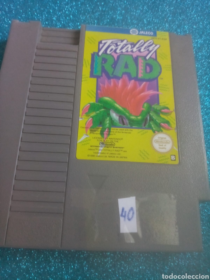 Videojuegos y consolas: Juego Nintendo Nes 8 bits Totally RAD - Foto 1