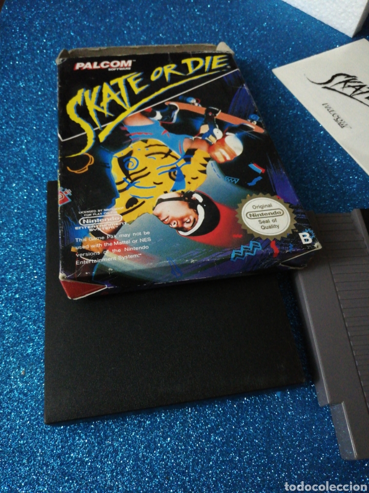 Videojuegos y consolas: Juego Nintendo Nes Skate or Die. Palcom Software - Foto 10