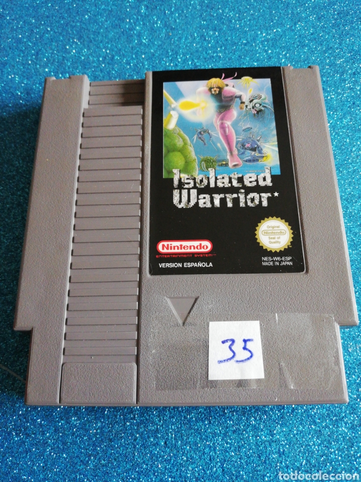 Videojuegos y consolas: Juego Nintendo Nes Isolated Warrior - Foto 1