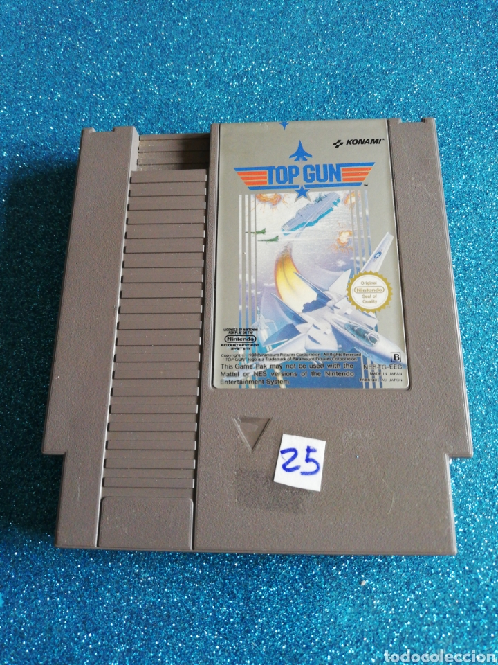 Videojuegos y consolas: Juego Nintendo Nes Top Gun - Foto 1