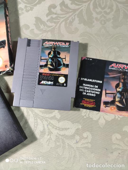 Videojuegos y consolas: airwolf para nintendo con caja y manual - Foto 4