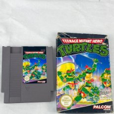 Videojuegos y Consolas: TORTUGAS NINJA PARA NINTENDO NES - TURTLES - CAJA CARTUCHO SIN MANUAL. Lote 356769025
