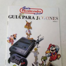 Videojuegos y Consolas: GUÍA DE JUEGOS NINTENDO, GUÍA PARA JUGONES NÚMERO 1 ( DESCATALOGADA ). Lote 362211005