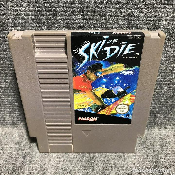 Videojuegos y consolas: SKI OR DIE NINTENDO NES - Foto 1
