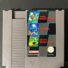 Videojuegos y Consolas: JUEGOS NES SUPER MARIO BROS TETRIS WORLD CUP. Lote 364441351