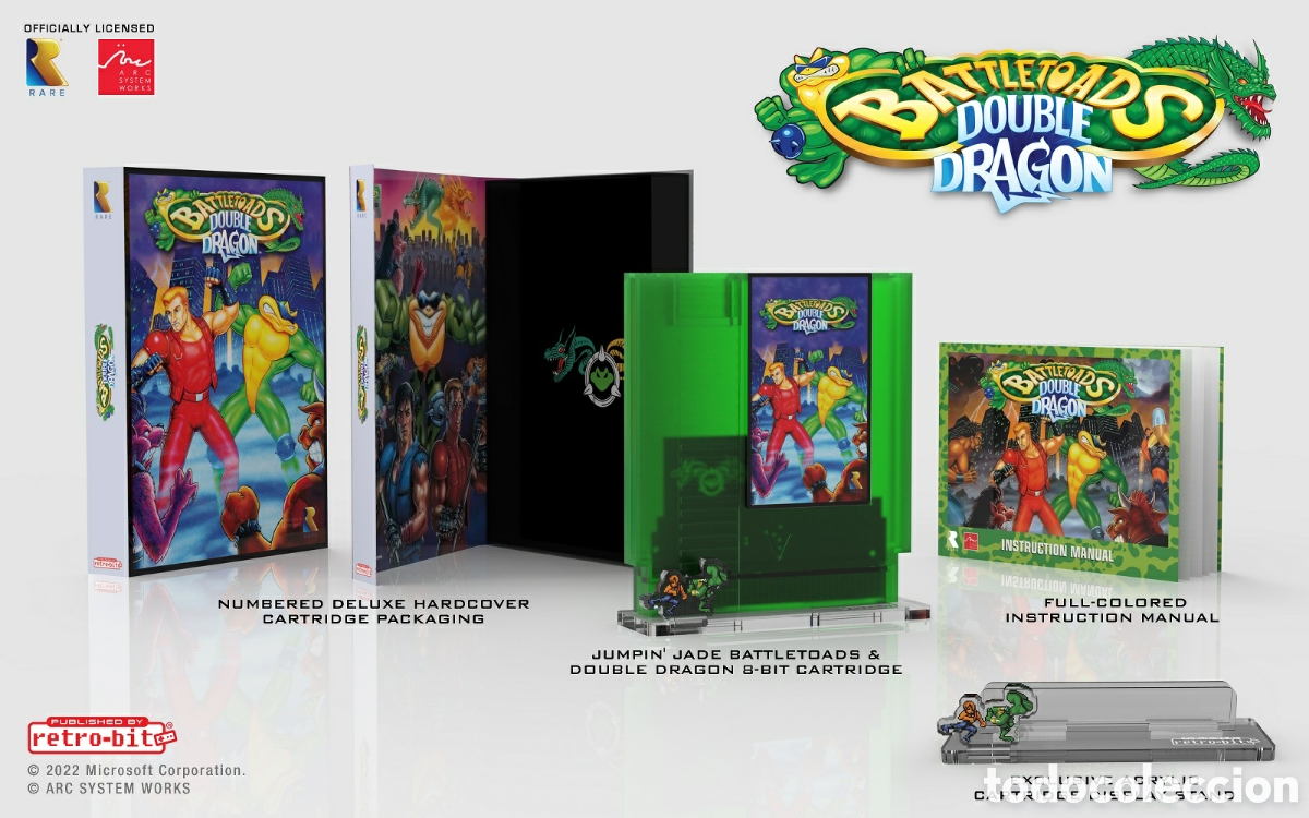 Videojuegos y consolas: Juego Battletoads & double dragon Nintendo Nes edicion limitada nuevo - Foto 1