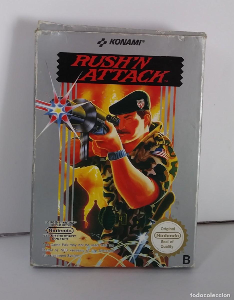 Videojuegos y consolas: RUSH&acute;N ATTACK NINTENDO NES COMPLETO - Foto 1