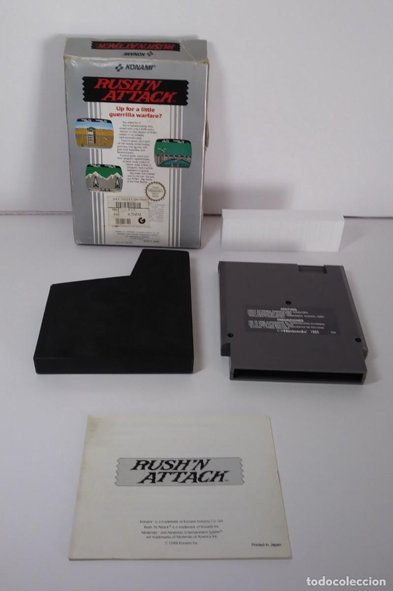 Videojuegos y consolas: RUSH&acute;N ATTACK NINTENDO NES COMPLETO - Foto 9