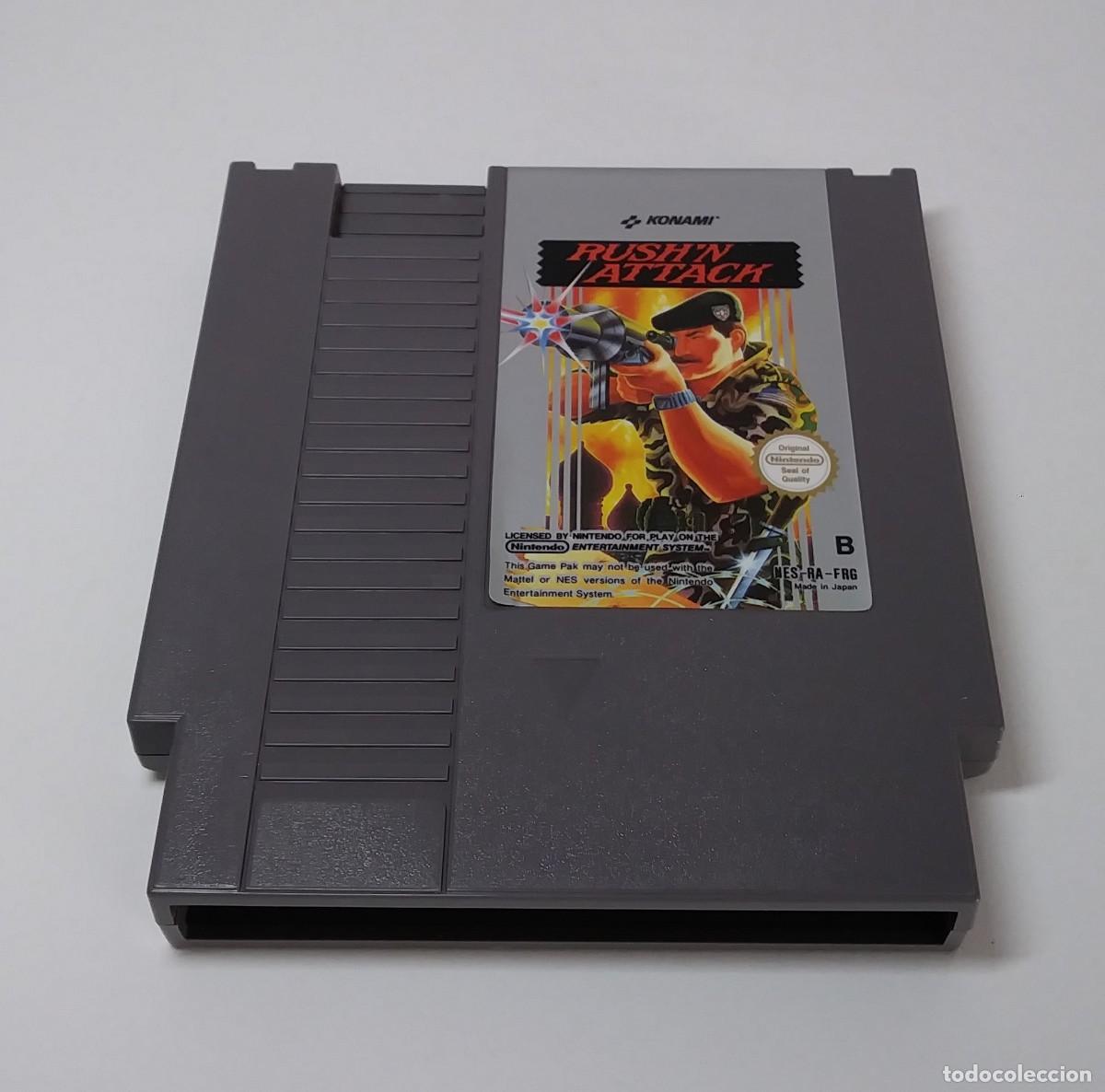 Videojuegos y consolas: RUSH&acute;N ATTACK NINTENDO NES COMPLETO - Foto 10