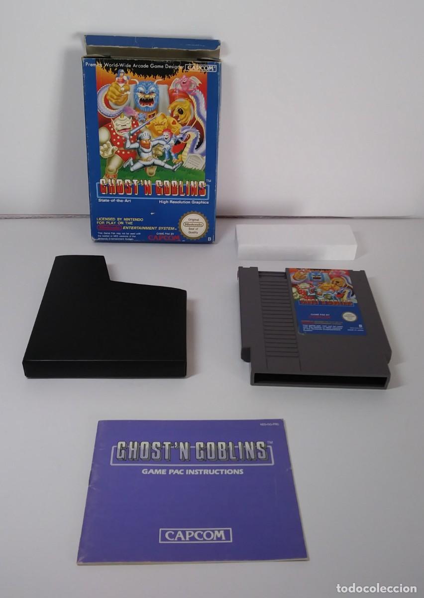 Videojuegos y consolas: GHOST&acute;N GOBLINS NINTENDO NES COMPLETO - Foto 2