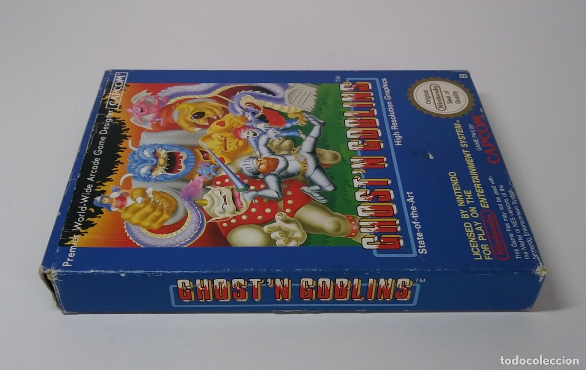 Videojuegos y consolas: GHOST&acute;N GOBLINS NINTENDO NES COMPLETO - Foto 4