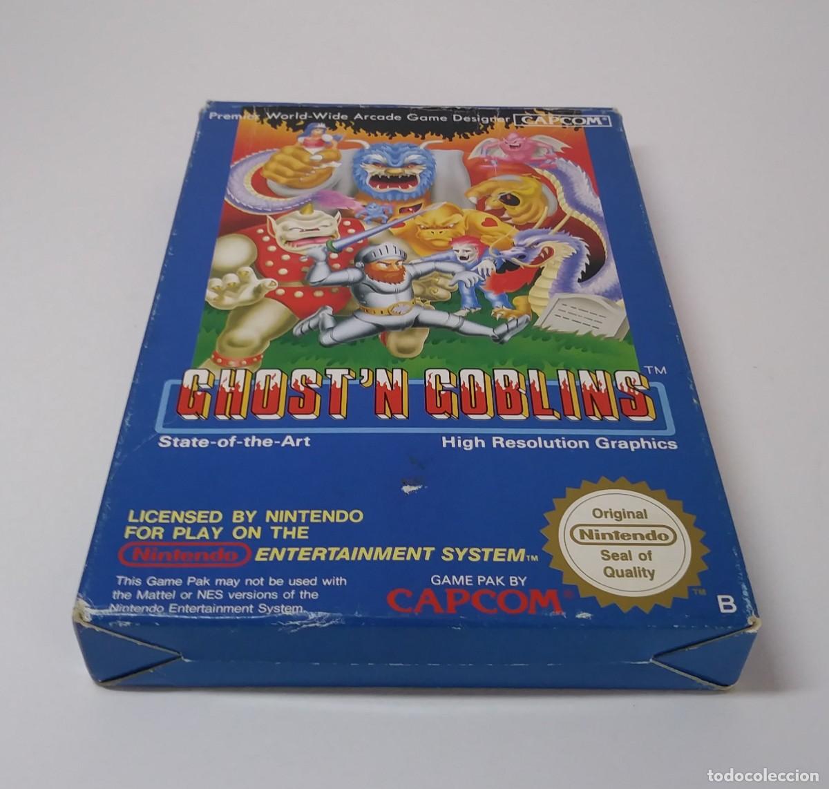 Videojuegos y consolas: GHOST&acute;N GOBLINS NINTENDO NES COMPLETO - Foto 5