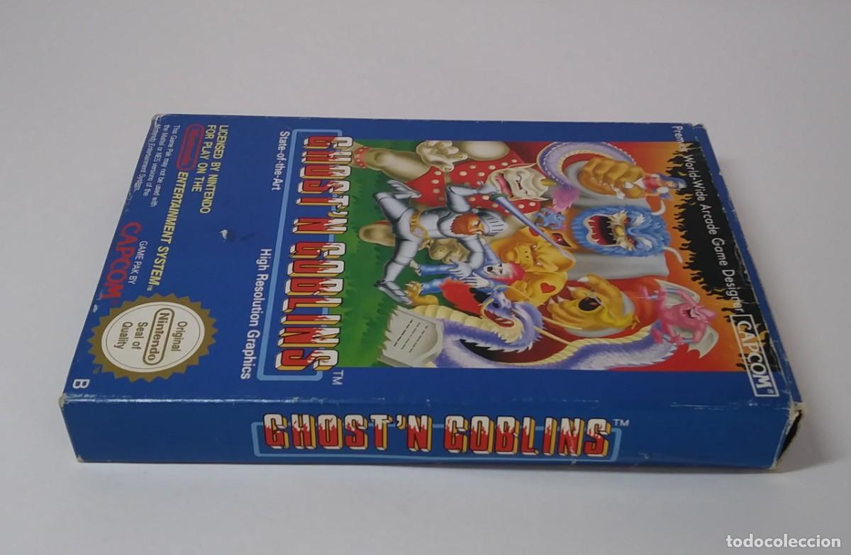 Videojuegos y consolas: GHOST&acute;N GOBLINS NINTENDO NES COMPLETO - Foto 6