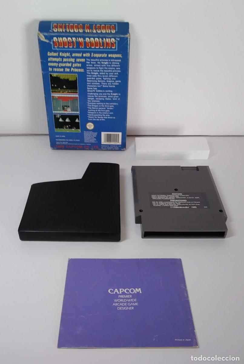 Videojuegos y consolas: GHOST&acute;N GOBLINS NINTENDO NES COMPLETO - Foto 11