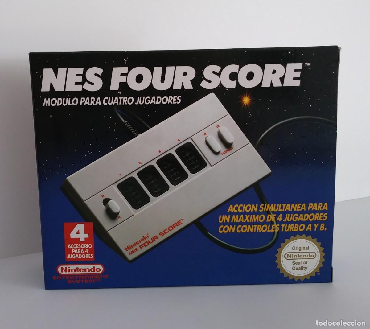 Video Games and Consoles: NES FOUR SCORE PAL ESPAÑA NUEVO SIN ABRIR