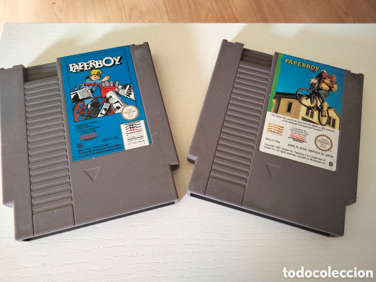 Videojuegos y consolas: Paperboy y Paperboy 2. Nintendo Nes - Foto 1