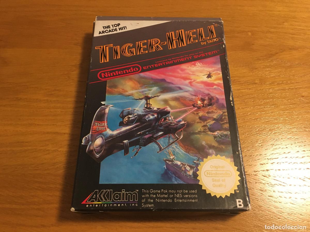 Videojuegos y consolas: Caja vacia de Tiger Heli para NES version ESP - Foto 1