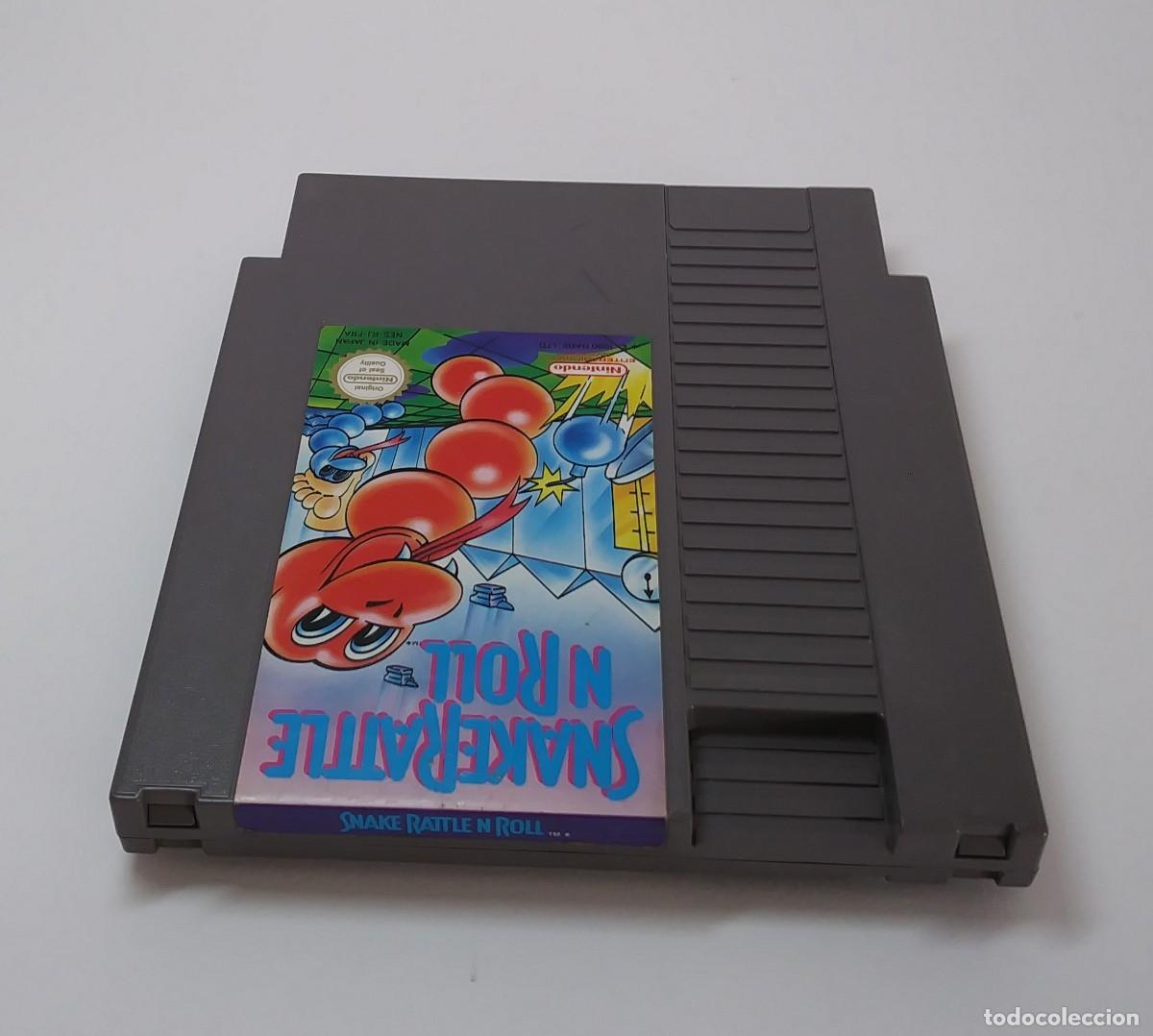 Videojuegos y consolas: CARTUCHO SNAKE RATTLE N ROLL NES - Foto 2