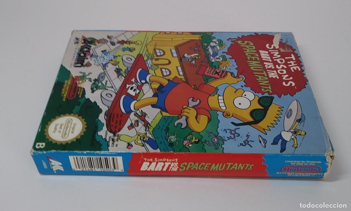 Videojuegos y consolas: BART VS THE SIMPSONS MUTANTS NINTENDO NES SIN MANUAL - Foto 6