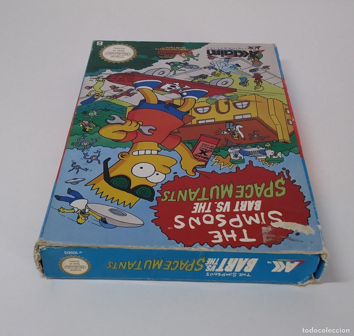 Videojuegos y consolas: BART VS THE SIMPSONS MUTANTS NINTENDO NES SIN MANUAL - Foto 7