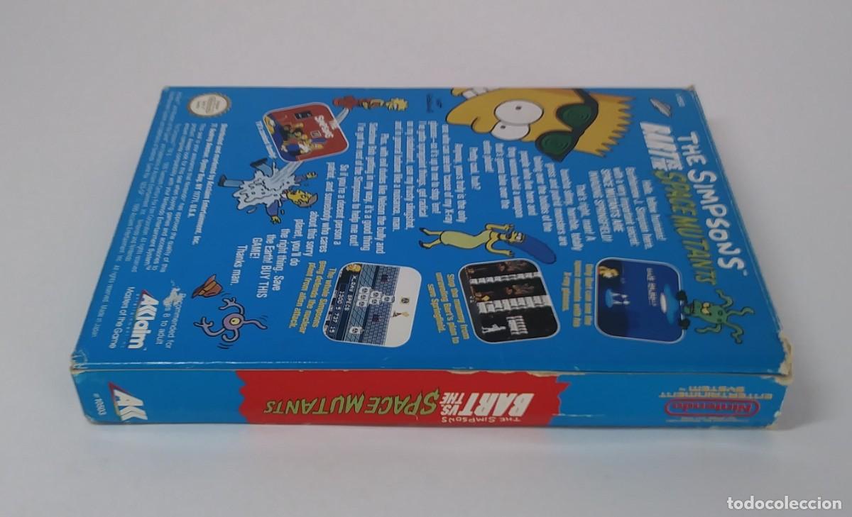Videojuegos y consolas: BART VS THE SIMPSONS MUTANTS NINTENDO NES SIN MANUAL - Foto 9