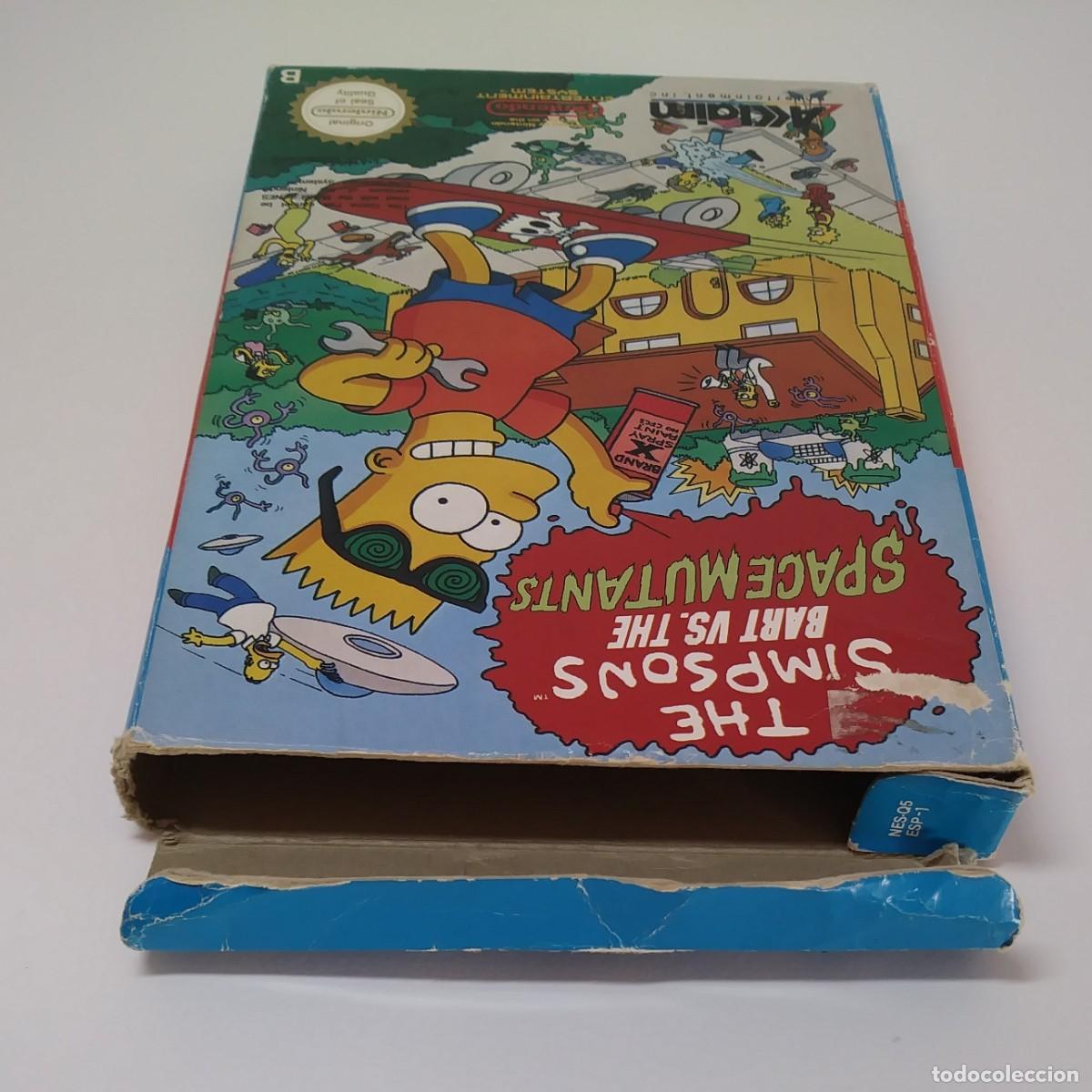 Videojuegos y consolas: BART VS THE SIMPSONS MUTANTS NINTENDO NES SIN MANUAL - Foto 10