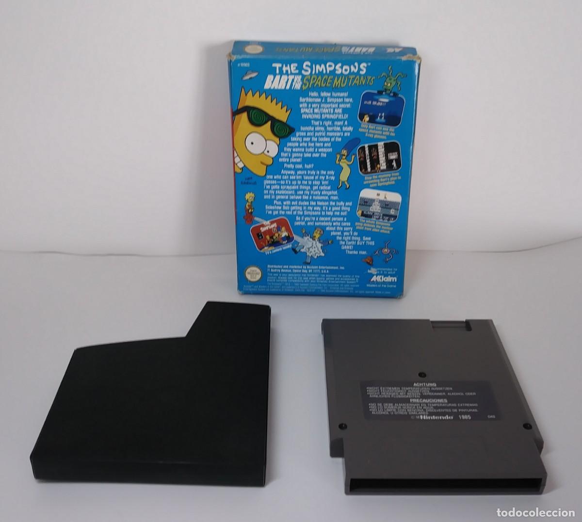 Videojuegos y consolas: BART VS THE SIMPSONS MUTANTS NINTENDO NES SIN MANUAL - Foto 11