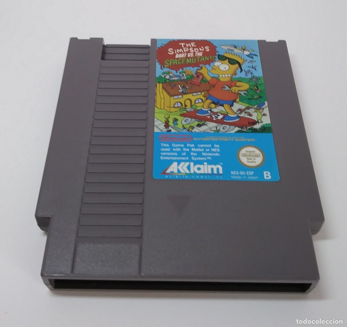 Videojuegos y consolas: BART VS THE SIMPSONS MUTANTS NINTENDO NES SIN MANUAL - Foto 12