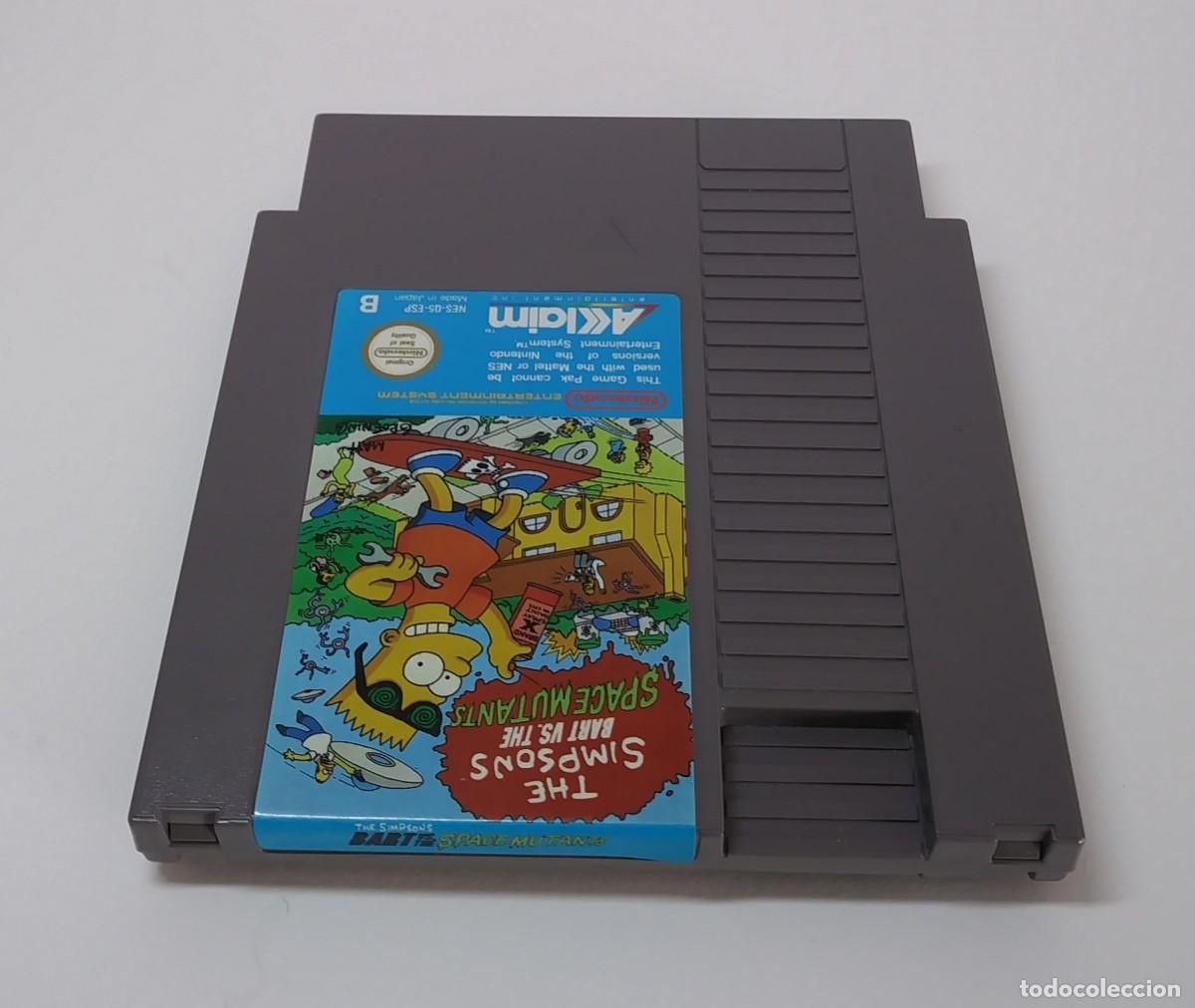 Videojuegos y consolas: BART VS THE SIMPSONS MUTANTS NINTENDO NES SIN MANUAL - Foto 13
