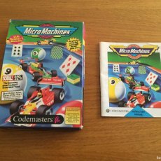 Videojuegos y Consolas: CAJA VACIA MICROMACHINES NES MAS MANUAL. Lote 403263764