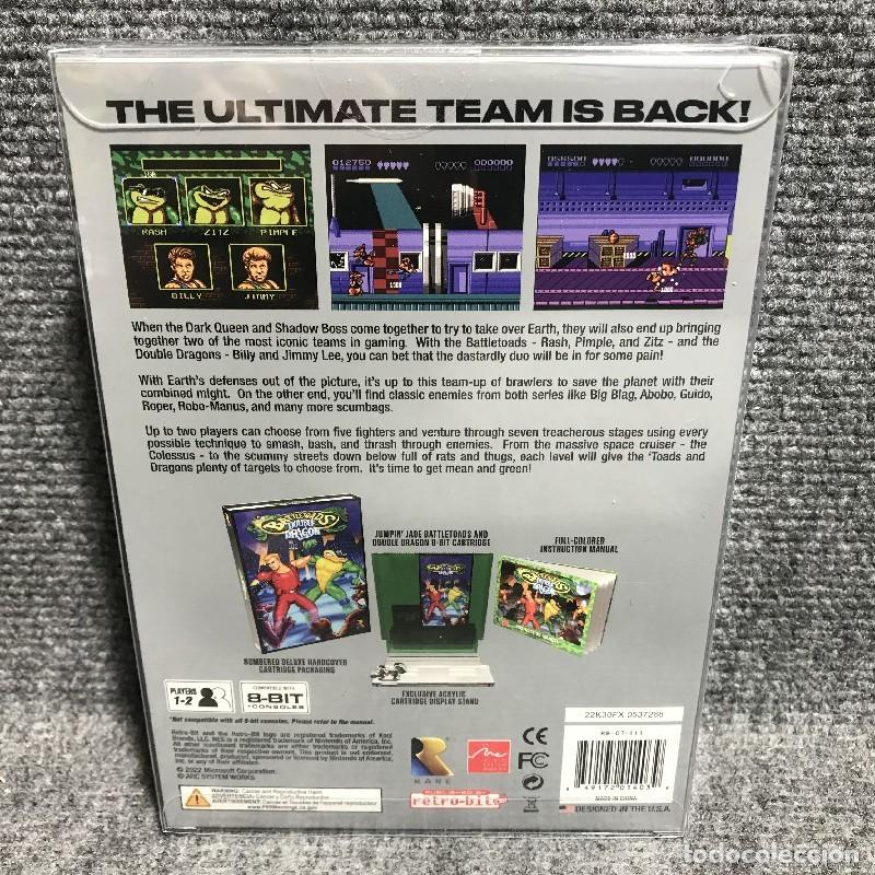 Videojuegos y consolas: BATTLETOADS DOUBLE DRAGON RETRO BIT NUEVO PRECINTADO - Foto 2