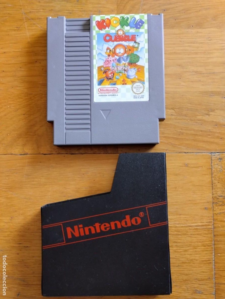 Videojuegos y consolas: Juego Nintendo NES Kickle Cubi&ccedil;le - Foto 1