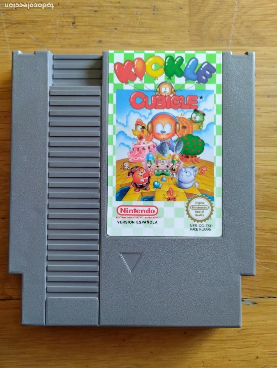 Videojuegos y consolas: Juego Nintendo NES Kickle Cubi&ccedil;le - Foto 3